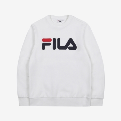 Fila Linear Logo One-on-one Férfi Hoodie Fehér | HU-71937